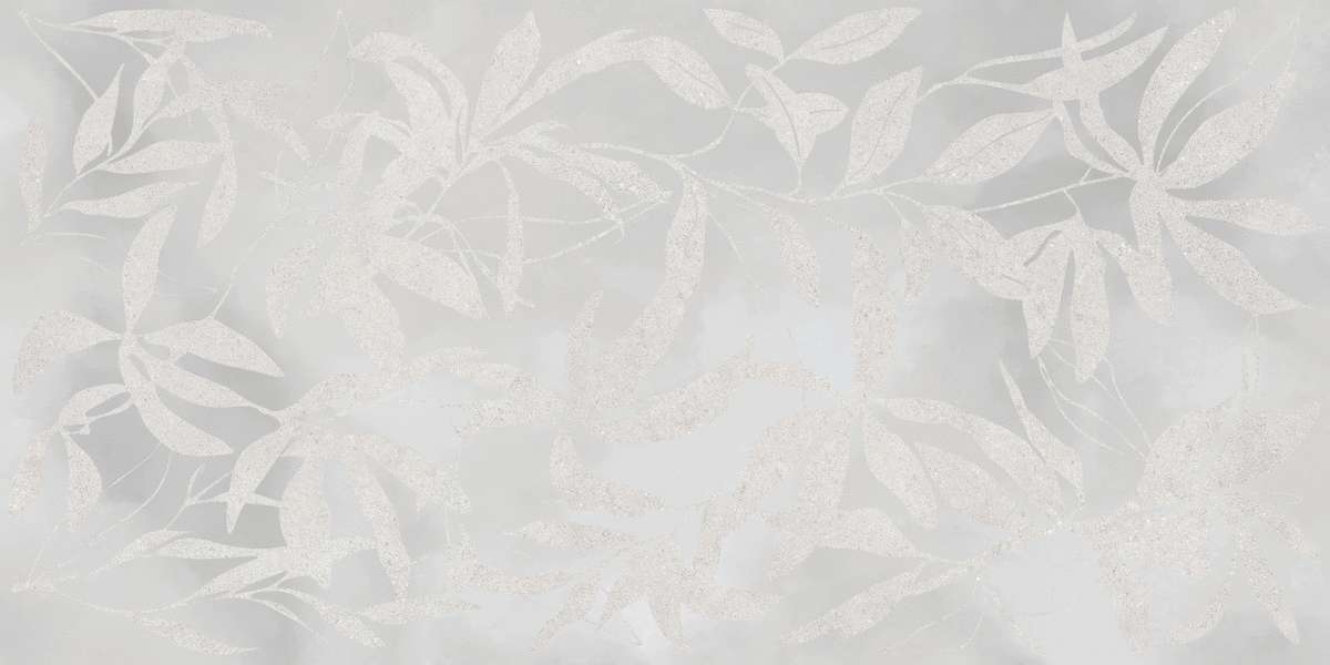 Цветы Серый Матовый Ректификат 60x120 (1200x600)