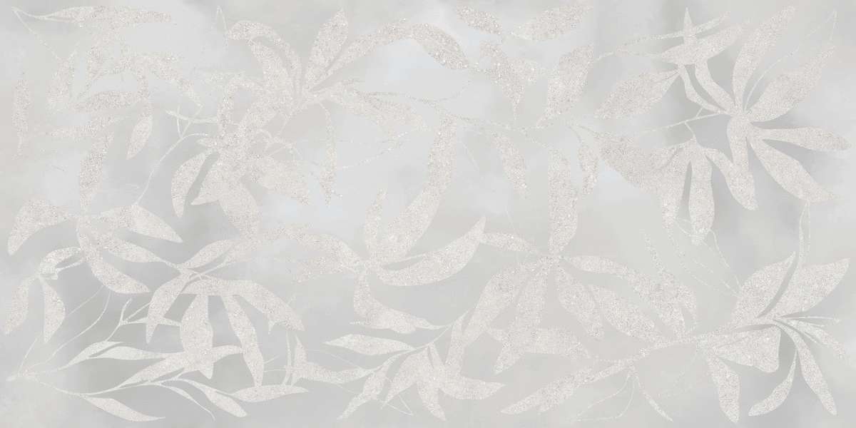Цветы Серый Матовый Ректификат 60x120 (1200x600)