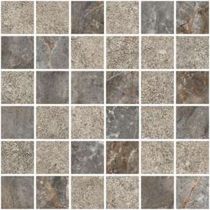 Marble-Stone Мозаика Тауп Матовый-Лаппато R10B Ректификат 5х5 (300x300)