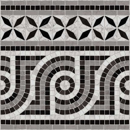 Вивес Via Appia  Cenefa Nola-Pr Negro 43.5