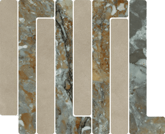 Вивес Tandem Mosaico Trellick Tassili Beige 30x24.2