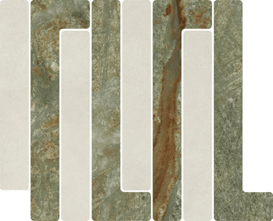 Вивес Tandem Mosaico Trellick Faroe Blanco 30x24.2