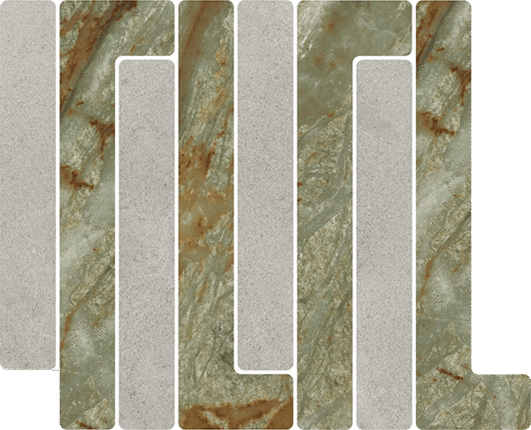 Вивес Tandem Mosaico Trellick Faroe Ceniza 30x24.2