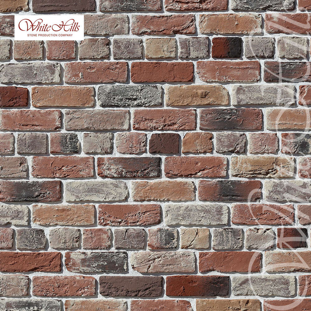 308-92 Декоративный кирпич White Hills Бремен брик + тычки 20x6.5 ()