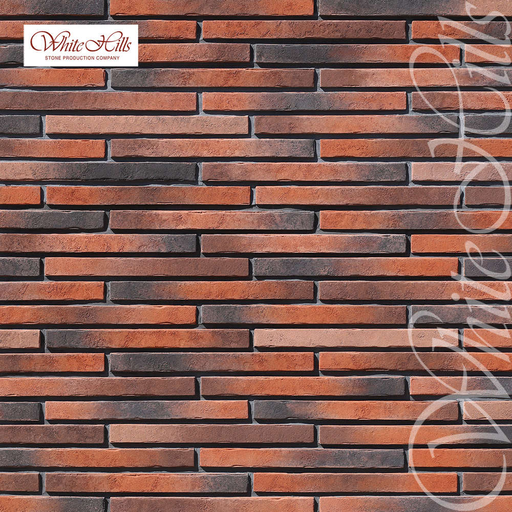 4-670-70 Декоративный кирпич White Hills Дорн Брик 39,6x3,7x1,7-1,9 (1000x1000)