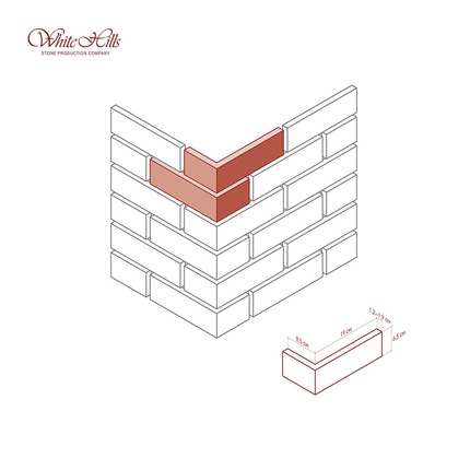 Вайт Хиллс Ринн Брик Угол к плоскости 683-90 Design