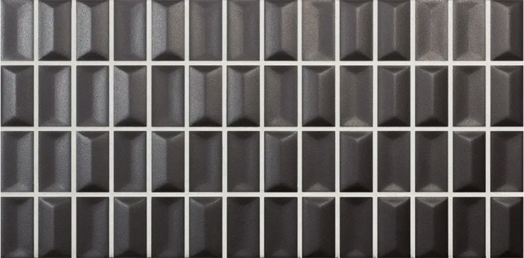 Вау 3D Bars Diamond Onix Matt 12.5x25