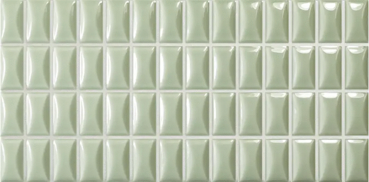 Вау 3D Bars Bevel Jade Gloss 12.5x25