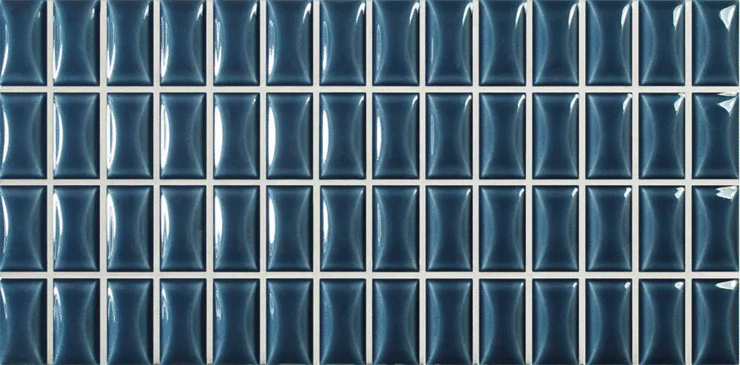 Вау 3D Bars Bevel Sapphire Gloss 12.5x25