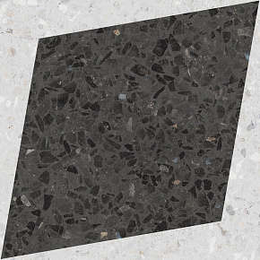 Вау Drops Natural Rhombus Decor Graphite