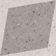 Natural Rhombus Decor Grey (185x185)