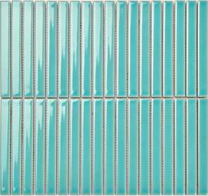 Y15FW30 Настенная плитка Porcelain mosaic Strip Небесный глянцевый 1.5х14.5 29.4х31.3 (294x313)