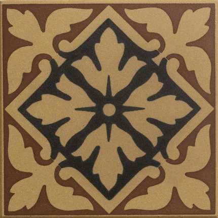 Winckelmans Метлахская плитка Enc 10 Cognac (Red Black) 10x10