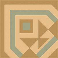 Winckelmans Метлахская плитка Enc 21a Cognac (D.Yellow L.Blue) 10x10