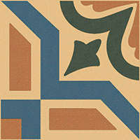 Winckelmans Метлахская плитка Enc 22 Cognac (Red D.Blue Black) 10x10