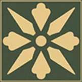 Winckelmans Метлахская плитка Enc06 Cognac (Black) 5x5