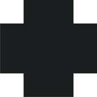 Winckelmans Метлахская плитка Cross 7 Black Noi 7x7