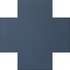 070CRBEF Настенная плитка Winckelmans Cross 7 Dark Blue BEF 7x7 (70x70)