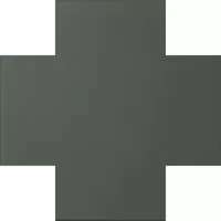 Winckelmans Метлахская плитка Cross 7 Dark Green Vef 7x7