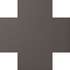070CRGRU Настенная плитка Winckelmans Cross 7 Grey GRU 7x7 (70x70)