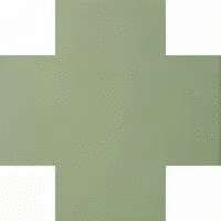 Winckelmans Метлахская плитка Cross 7 Pistache Pis 7x7