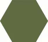 Winckelmans Метлахская плитка Hex.15 Dark Green Vef 14.9x17.3