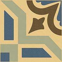 Winckelmans Метлахская плитка Enc 22 Cognac (D.Blue, L.Blue, Grey) 10x10