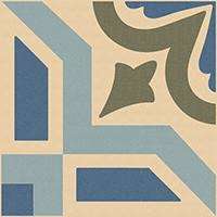 Winckelmans Метлахская плитка Enc 22 Ivory (D.Blue, L.Blue, Grey) 10x10