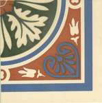 150E016D101 Декор керамогранит Winckelmans ENC 16 White (Dark Blue, Red, Black) 15x15 (150x150)