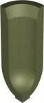 Winckelmans Метлахская плитка Coved Skirting Angle Int. Green Australian Vea 3.2x11
