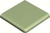 Winckelmans Метлахская плитка Skirting 2 Round Edge 2Br10 Pistache Pis 10x10