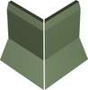 100TE0VEU Декор керамогранит Winckelmans Angle EXT PAR GREEN VEU 10x10 (100x100)