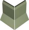 100TE0VEP Декор керамогранит Winckelmans Angle EXT PAR PALE GREEN VEP10x10 (100x100)