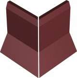 Winckelmans Метлахская плитка Sit-On Skirting Angle External Par Red Rou (Компл.) 10x10