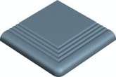 Winckelmans Метлахская плитка Step Tread Double 2Nm10 Bleu Beu 10x10