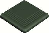 Winckelmans Метлахская плитка Step Tread Double 2Nm10 Dark Green Vef 10x10