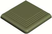Winckelmans Метлахская плитка Step Tread Double 2Nm10 Green Australian Vea 10x10