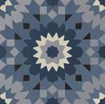 150N511D001 Декор керамогранит Winckelmans Decor Amsterdam 01 (BEU BEP BEN NOI BAU) 15x15 (150x150)