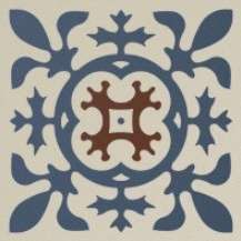 Winckelmans Метлахская плитка Enc02 Lis 01 (Bau Bef Rou) 7x7