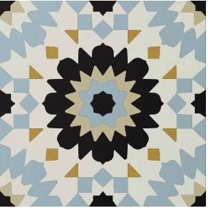 Winckelmans Метлахская плитка Decor Amsterdam 03 (Noi, Bas, Ont, Bep, Jau) 15x15