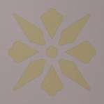 150N006D001 Декор керамогранит Winckelmans Decor Enc 06 Fleur 01 (PAR, LIN) 15x15 (150x150)