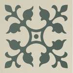 150N012D001 Декор керамогранит Winckelmans Decor Enc 12 ORLY 01 (BAU, VEU) 15x15 (150x150)