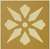 050N006D024 Декор керамогранит Winckelmans ENC06 Fleur 24 (JAU, IVO) 5x5 (50x50)