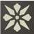 050N006D025 Декор керамогранит Winckelmans ENC06 Fleur 25 (ANT, BAU) 5x5 (50x50)