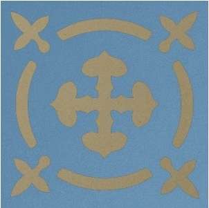 Winckelmans Метлахская плитка Enc08 Clea 02 (Lin, Beu) 7x7