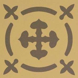 Winckelmans Метлахская плитка Enc08 Clea 04 (Tau, Cog) 7x7