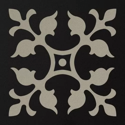 Winckelmans Метлахская плитка Enc12 Orly 04 (Noi, Grp) 7x7