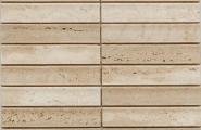 Pixmosaic Венеция PIX343 Yellow Travertine, Concave матовая 30х151 305х318х12 фото-2